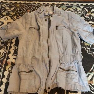 Basic Edge zip up jacket.